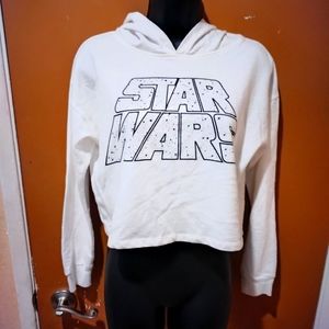 Star Wars Crop Top Sweater Shirt Size Small